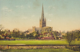 United Kingdom PPC Norwich Photochrom GNR Great Northern Railway Cathedrals Series EDINBURGH 1910? (2 Scans) - Norwich