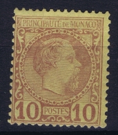 Monaco:  Mi  4   MH/* Flz/ Charniere  1885 - Ungebraucht