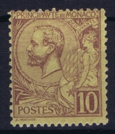 Monaco:  Mi 14  MH/* Flz/ Charniere  1891 - Neufs