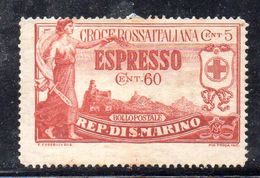 T2945 - SAN MARINO 1923 , Espressi Il N. 4 * Nuovo Linguellato - Timbres Express