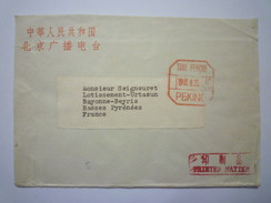 ENVELOPPE  Au Départ De  PEKING  à Destination De  BAYONNE-BEYRIS    - Lettres & Documents