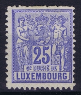 Luxembourg :  Mi 52 A   MH/* Flz/ Charniere  Perfo 12.50 - 1882 Allegory