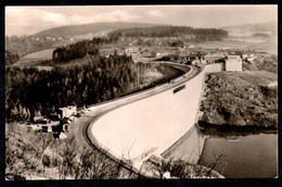 A8455 - Talsperre Pöhl - Staumauer Stand November 1963 - Reichenbach TOP - Pöhl