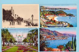 Lot De 12 Cpa Carte Postale Ancienne  - Monaco Monte Carlo   Ect - Verzamelingen