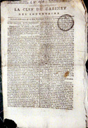 DEPORTATION DE FEMMES A BOTANY BAY PAR LES ANGLAIS  QUOTIDIEN LA CLEF DU CABINET 1803 - Zeitungen - Vor 1800