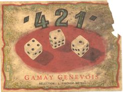 1513 - Suisse - 421 - Gamay Genevois - Sélection : L. Fischer - Métral - Red Wines