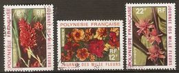 POLYNESIE  Française    -  1971 .  Y&T N° 83 à 85 Oblitérés.  Journée Des Mille Fleurs - Gebruikt