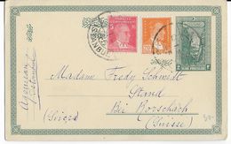 TURQUIE - 1935 - CARTE ENTIER POSTAL De ISTANBUL =>  STAND Bei RORSCHACH (SUISSE) - Postal Stationery