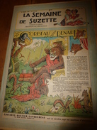 1947 LSDS : Une Autre Variante De L'histoire ----> LE CORBEAU ET LE RENARD ,illustrée Par G. Tisserand; Etc - La Semaine De Suzette