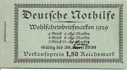 DEUTSCHES REICH / GERMANY EMPIRE, 1929, Booklet / Markenheftcehn MH 28.2 - Postzegelboekjes