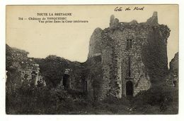 Cpa N° 714 Château De TONQUEDEC Vue Prise Dans La Cour Intérieure - Tonquédec