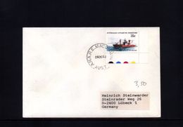 Australian Antarctic Territory 1982 Macquarie Is. Station Interesting  Letter - Cartas & Documentos