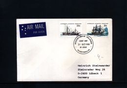 Australian Antarctic Territory 1981 Macquarie Is. Station Interesting  Letter - Cartas & Documentos