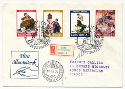 Hongrie - Enveloppe FDC - Hires Illusztratorok - 1981 - FDC