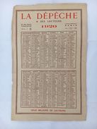 Calendrier La Dépêche - 1920 - Tamaño Grande : 1901-20