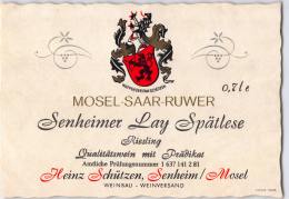 Senheimer Lay Spätlese - Riesling - Riesling