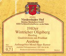 Wintricher Oligsberg - 1983 - Riesling