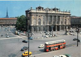 D6988 "TORINO - PIAZZA CASTELLO - PALAZZO MADAMA 1712 - MOLE ANTONELLIANA" ANIMATA, S.A.C.A.T. 455  CART NON SPED - Places & Squares