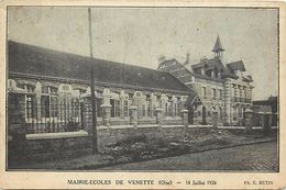 - Oise - Ref-n°A376- Venette Mairie - Ecoles - 18 Juillet 1926 - Ecole - Carte Bon Etat - - Venette