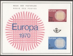 1970   Europa  Feuillet De Luxe    COB 1530-1 - Deluxe Sheetlets [LX]