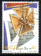 MALTE. N°890 Oblitéré De 1993. Médaille De La Bravoure. - Used Stamps