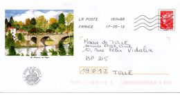 Entier Postal PAP Local Personnalisé Haute Vienne Solignac Le Vieux Pont Sur La Briance Au Vigen - PAP: Aufdrucke/Lamouche