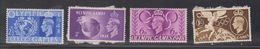 GREAT BRITAIN Scott # 271-4 MH - 1948 Olympics 3d & 1s Have Paper Adhesion - Neufs