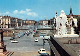 D7003 "TORINO-PIAZZA VITT. VENETO-PONTE VITT. EMANUELE I-MOLE ANTONELLIANA-GRAN MADRE DI DIO"AUTO,SACAT 458  CARTNONSPED - Orte & Plätze