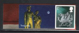 Great Britain Smiler Stamp Celebrating Glorious Wales Tonypandy. - Timbres Personnalisés