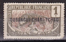 Ubangi-Chari, 1915/1922 - 1c Overprint - Nr.1 Usato° - Used Stamps