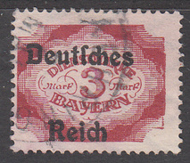 BAVARIA   SCOTT NO. 068   USED     YEAR  1920 - Officials