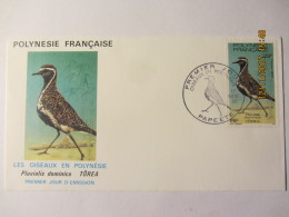 Enveloppe 1er Jour POLYNESIE Les Oiseaux En Polynésie  "TÖREA "  1982 - Covers & Documents