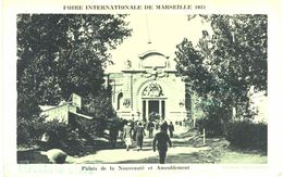 Marseille    Foire  Internationale De 1931 Palais De La Nouveauté Et Ameublement - Pub Invitation Esperanto Fako 1932 - Exposition D'Electricité Et Autres