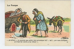 AFRIQUE DU NORD - Jolie Carte Fantaisie Avec Automobile Crevaison "La Pompe " Signée CHAGNY - Chagny