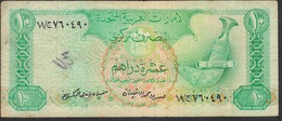 U.A.E. EMIRATS ARABES UNIS P8 10 DIRHAMS 1982 FINE - Emirats Arabes Unis