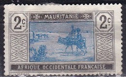 Mauritania, 1913/1938 - 2c Crossing Desert - Nr.19 Usato° - Gebruikt