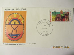 Enveloppe 1er Jour "POLYNESIE"4° Festival Des Arts Du Pacifique - Briefe U. Dokumente