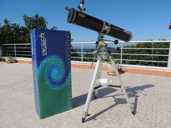 X Telescopio Riflettore Antares Supersaturno 114/900 Montatura Equatoriale Alluminio Motorizzabile In Entrambi Gli Assi - Otros & Sin Clasificación