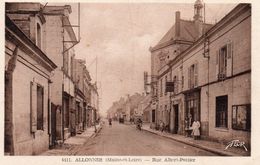 Allonnes Animée Rue Albert-Pottier Commerces - Allonnes