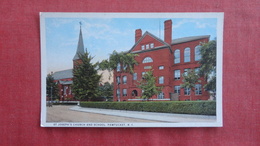 Rhode Island > Pawtucket  St Joseph's Church & School    -ref 2723 - Pawtucket
