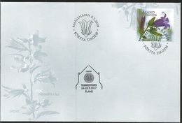 J) 2014 FINLAND, NETTLE-LEAVED BELLFLOWER PURPLE, SEPAC, FDC - Covers & Documents