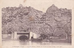 Marseille, L'Estaque Plage, Canal Du Rhône, Entrée Du Tunnel Du Rôve - L'Estaque