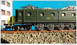 N Spur - HAG 800 - SBB Ae 4/7 10956 - SCALA N MODELLO IN METALLO - Locomotoras