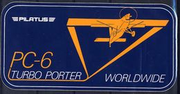 Avion Pilatus PC-6 Turbo Porter PC-7 Turbo-trainer 2 Autocollant Airplane 2 Sticker - Stickers