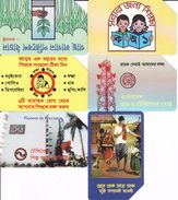 Bangladesh 6 Different Cards, Magnetic - Bangladesh