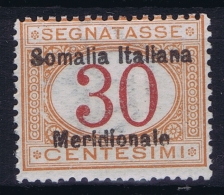 Somalia  Sa  Segnatasse 4 Mi 4 MH/* Flz/ Charniere - Somalia