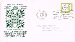 26380. Carta OTTAWA (Ontario) 1959. Federates Women Institute - Lettres & Documents