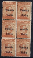 Italy: Venezia  Giulia Sa 23 Postfrisch/neuf Sans Charniere /MNH/** 6-block - Venezia Giulia