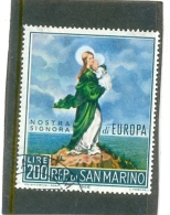 1966 SAN MARINO Y & T N° 686 ( O ) Vierge - Usati