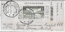 1940 Etiopia -  Colonie -  L. 1 Posta Aerea AOI - Polizzino Vaglia - DIRE DAUA - Ethiopië